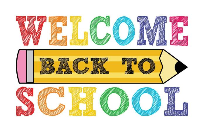  welcome back to school sign